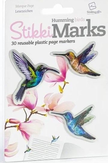 Изображение Thinking Gifts StikkiMarks Hummingbirds Zakadki Kolibry