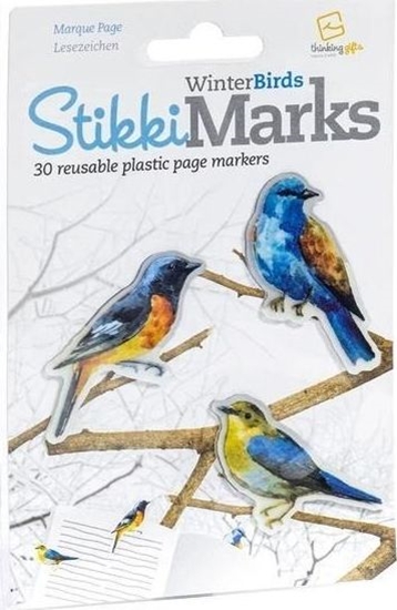 Изображение Thinking Gifts StikkiMarks Winter Birds Zakadki Ptaszki