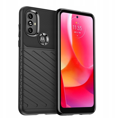 Picture of Thunder Case elastyczne pancerne etui pokrowiec Motorola Moto G Power 2022 czarny