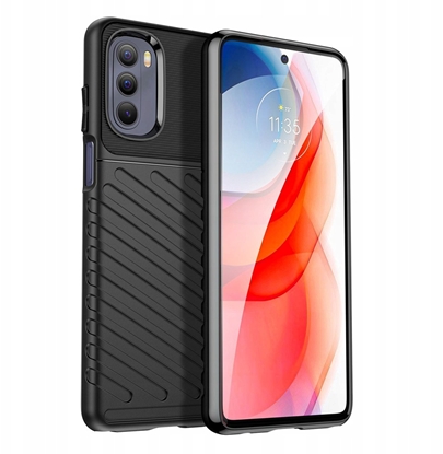 Picture of Thunder Case elastyczne pancerne etui pokrowiec Motorola Moto G Stylus 2022 czarny