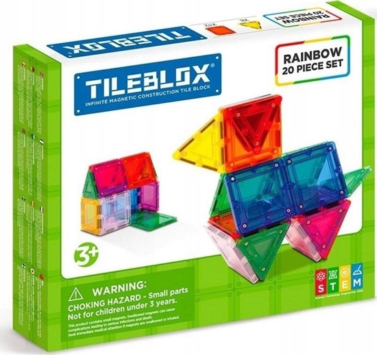Picture of Tileblox Rainbow 20 pcs set