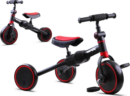 Picture of Tiny Bike Rowerek 3w1 trójkoowy, jedzik, biegowy - czerwony (SP0663)