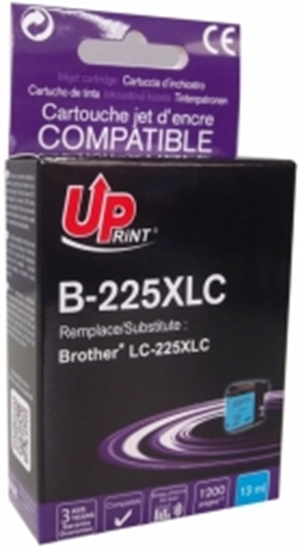 Изображение Tintes kārtridžs UPrint Brother B-225XLC Cyan