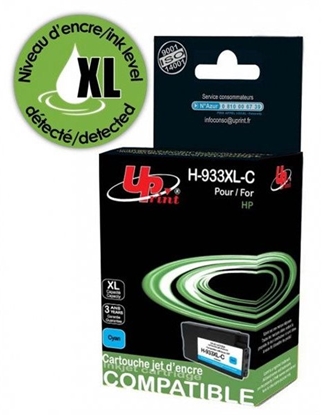 Изображение Tintes kārtridžs UPrint HP 933XL Cyan