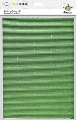 Picture of Titanum Karton karbowany A4 5 kolorów metalizowanych mix