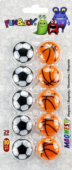 Picture of Titanum Magnesy do tablic FUN&JOY 29mm/10szt. Piki Titanum