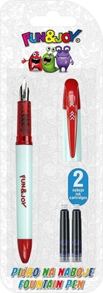 Attēls no Titanum Pióro wieczne czerwone + 2 naboje niebieskie