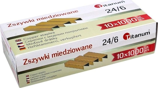 Picture of Titanum Zszywki miedziowane 24/6 1000szt.