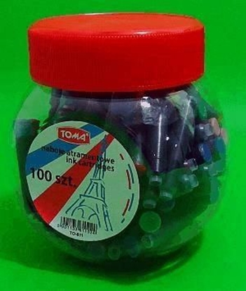 Attēls no Toma Naboje do piór mix kolorów 100szt TOMA
