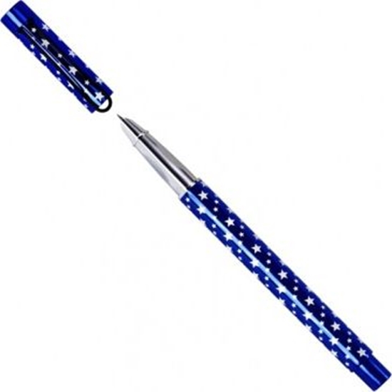 Picture of Toma Pióro metalowe w gwiazdki niebieskie TO-829