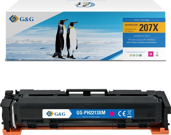 Picture of Toner G&G G&G kompatybilny toner z HP W2213X, NT-PH2213XM, HP 207X, magenta, 2450s