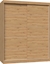 Изображение Topeshop Szafa przesuwna Iga 160 cm drzwi przesuwne ze szprosami db Artisan (IGA 160 ART C KPL)