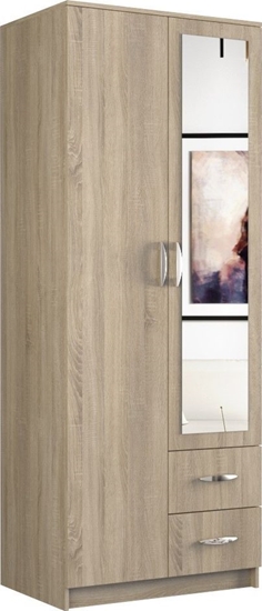 Picture of Topeshop SZAFA ROMANA LUSTRO 80cm SONOMA