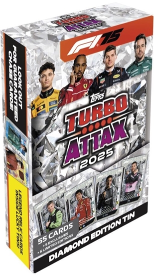 Picture of TOPPS FORMULA 1 TURBO ATTAX MEGA TIN DIAMOND