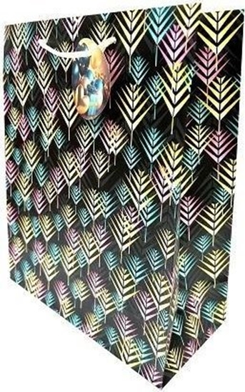 Picture of Torebka ozdobna matowa 26x32x12cm palmy GB23147