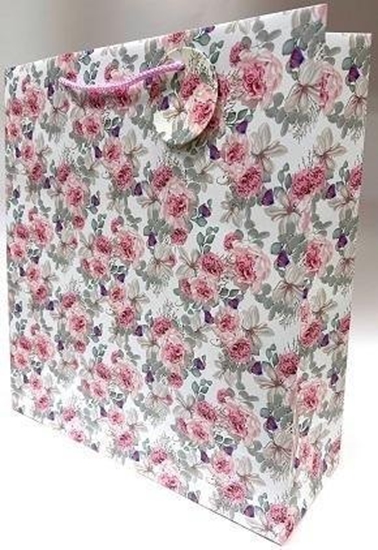 Picture of Torebka ozdobna matowa 35x37x12cm róe GB23160