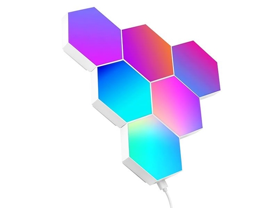 Picture of Tracer Tracer szecioktne lampy RGB Ambience -Smart Hexagon