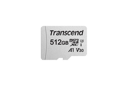 Picture of Transcend microSDXC 300S-A 512GB Class 10 UHS-I U3 V30 A1