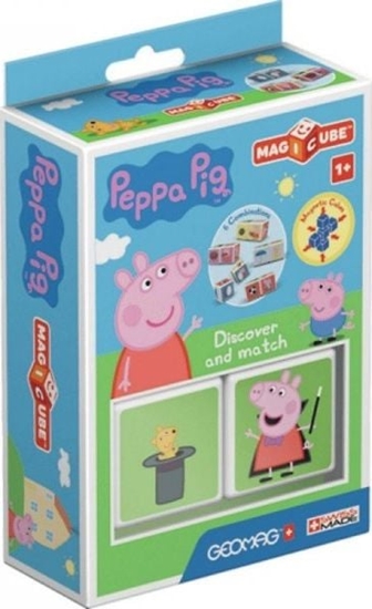 Изображение Trefl GEOMAG MagiCube winka Peppa / Peppa Pig - klocki magnetyczne 2el. G047
