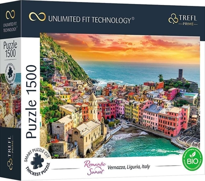 Attēls no Trefl Puzzle 1000 Vernazza, Liguria Wochy Unlimited Fit Technology