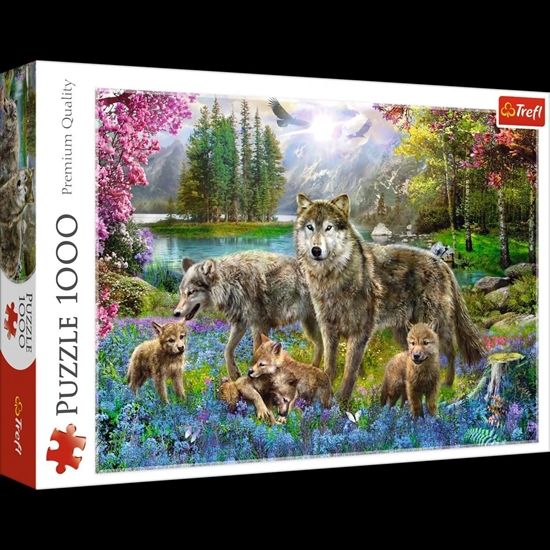 Picture of Trefl Puzzle 1000 Wilcza rodzina
