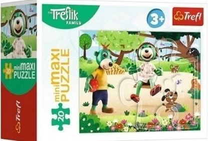 Attēls no Trefl PUZZLE 20EL MINIMAXI TREFL 21154 DZIEN TREFLIKOW