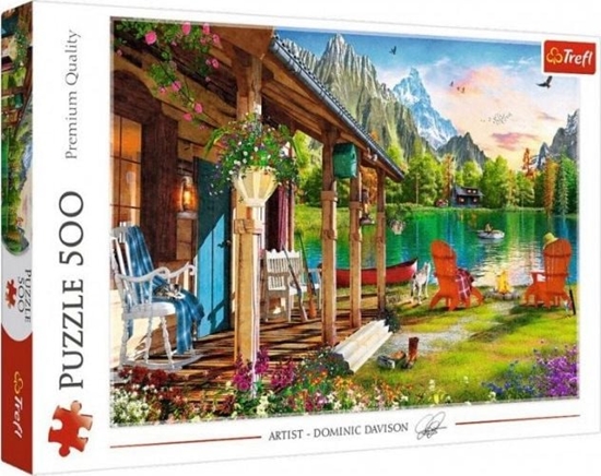 Picture of Trefl Puzzle 500el Domek w górach 37408 p8