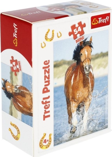 Picture of Trefl PUZZLE 54EL TREFL 19724 MINI SWIAT KONI PUD