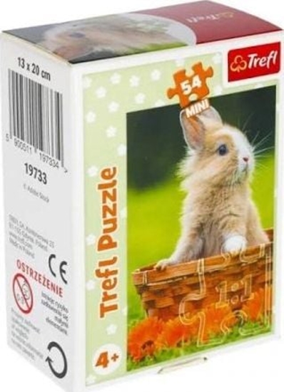 Изображение Trefl PUZZLE 54EL TREFL 19733 MINI UROCZE ZWIERZATKA P