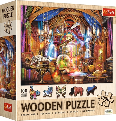 Изображение Trefl Puzzle drewniane Czarodziejska komnata 1000 elementów (20210)