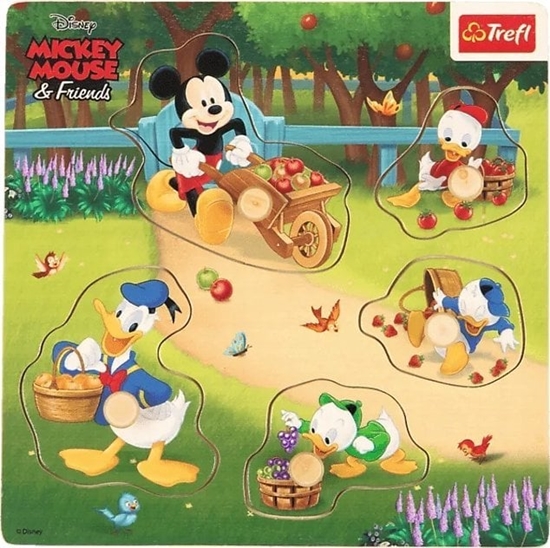 Изображение Trefl Puzzle mini drewniane - Mickey & Friends TREFL