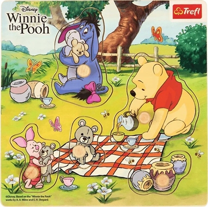 Изображение Trefl Puzzle mini drewniane - Winnie The Pooh TREFL
