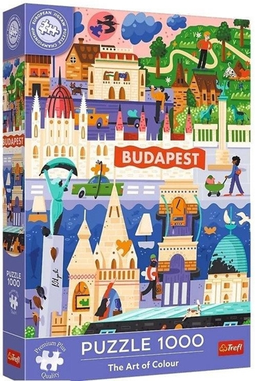 Picture of Trefl Puzzle Premium Plus Quality, Mistrzostwa Europy, The Art of Colour: Budapeszt, Wgry 1000 elementów (12107)