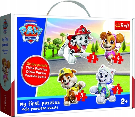 Изображение Trefl Puzzle Psi Patrol Baby Classic - Kochane pieski - cznie 18 elementów (36136)