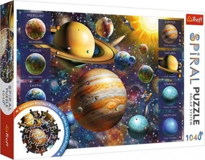Attēls no Trefl Puzzle Spiralne - Ukad Soneczny- 1040 el.