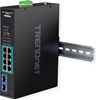 Picture of Trendnet 10-port Indust. Gbit PoE+ DIN-Rail Switch -20/+65°C