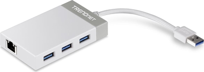 Attēls no Trendnet USB 3.0 zu 1* Gbit Ethernet Adapter und 3* USB 3.0