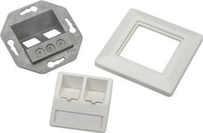 Picture of Triton TELEGRTNER Uchwyt podtynkowy do moduów, biay, 2-krotny