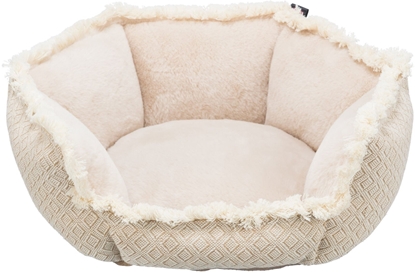 Изображение Trixie Boho bed, square, 50 × 50 cm, beige