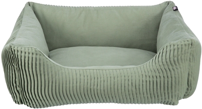 Изображение TRIXIE Marley, Bolster pet bed, Indoor, Dog, Green, Rectangular, Monochromatic