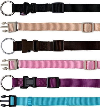 Attēls no Trixie OBROA NYLON 30-45cm/15mm CZARNA