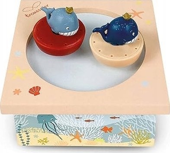 Picture of Trousselier Dancing Music Box Whales, magnetic