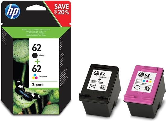 Picture of Tusz HP Tusz 9J71AE#301 (Black, Color)