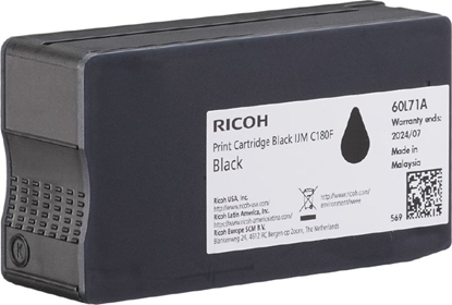 Picture of Tusz Ricoh Ricoh Ink 408517 / C180BK Black