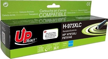 Attēls no Tusz UPrint UPrint kompatybilny ink / tusz z F6T81AE, HP 973X, cyan, 7000s, 86ml, dla HP PageWide Pro 452, Pro 477