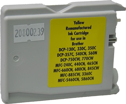 Picture of Tusz V7 Tusz LC-1000Y Yellow (V7-BR1000Y-INK)
