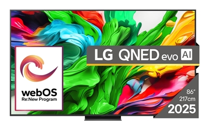 Attēls no TV Set|LG|86"|4K/Smart|3840x2160|Wireless LAN|Bluetooth|webOS|Black|86QNED86A3A