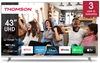 Picture of TV Set|THOMSON|43"|4K/Smart|QLED|3840x2160|Google TV|White|43UG4S14W