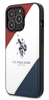 Picture of U.S Polo Apple iPhone 14 Pro Leather Double Horse Case White Blue