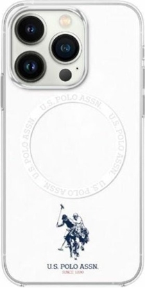 Attēls no U.S. Polo Assn US Polo USHMP16SHOCLDPW iPhone 16 6.1" biay/white IML Ring MagSafe